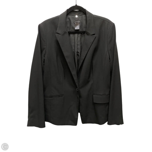 Blazer By Ann Taylor In Black, Size: Xl