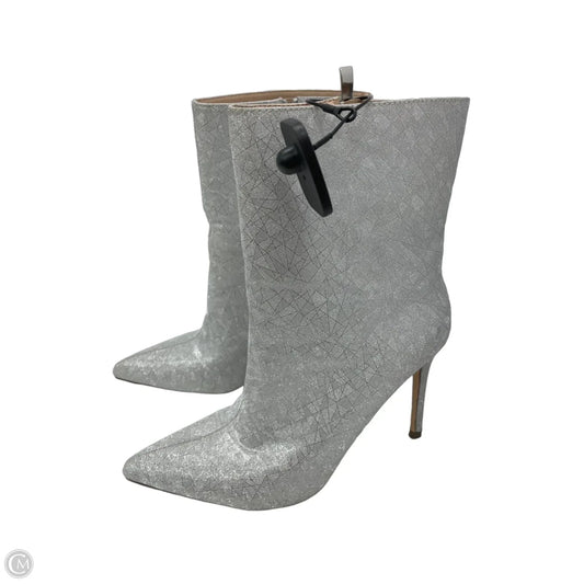 Boots Ankle Heels By ELDITAS In Grey, Size: 10