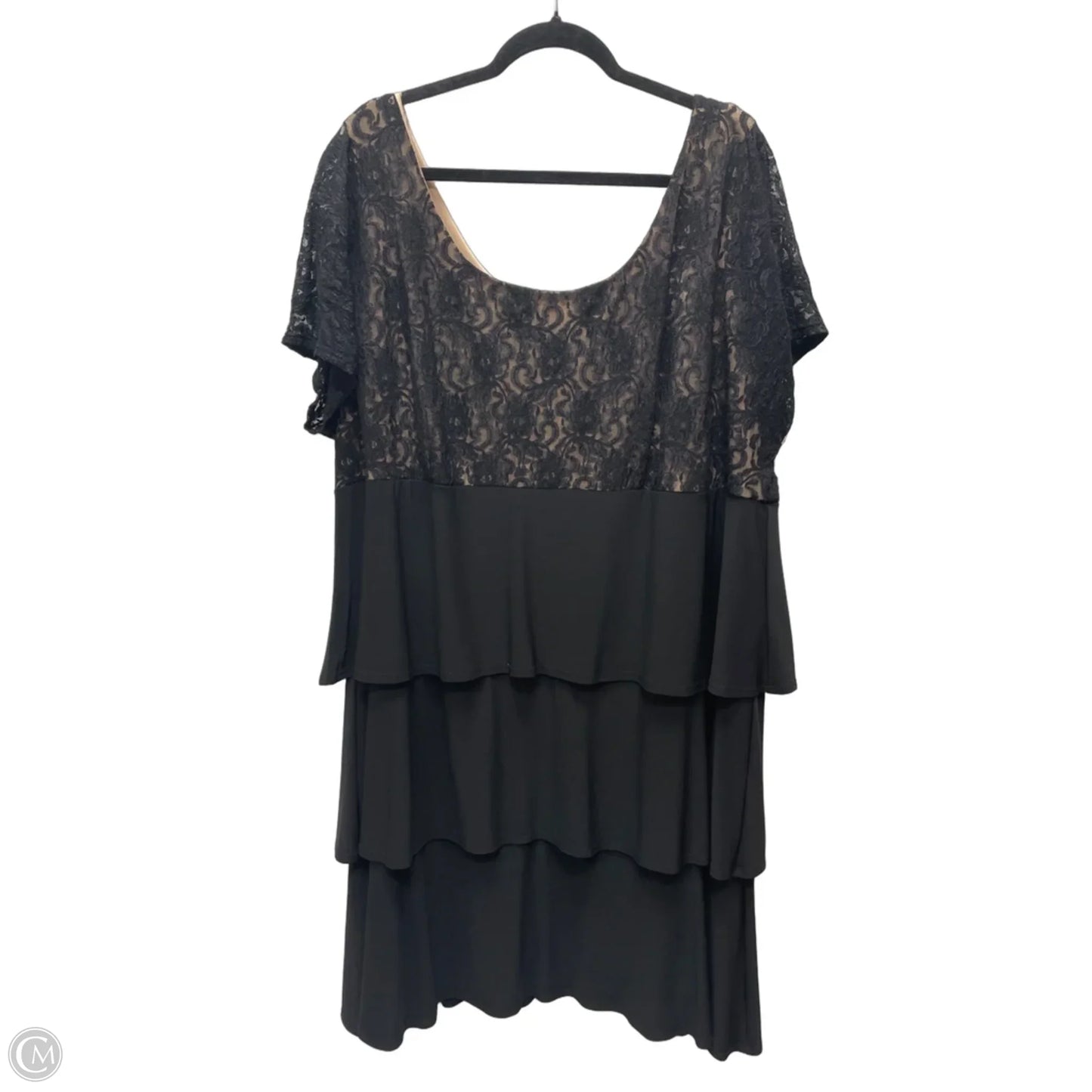 Dress Casual Short By Tiana B In Black, Size: 3x