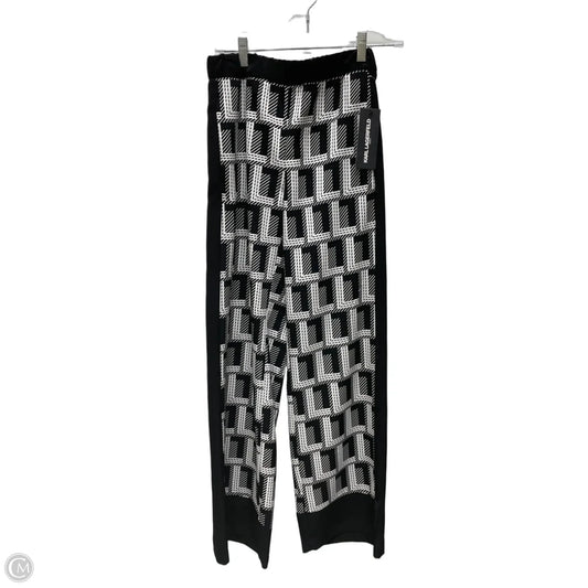 Pants Designer By Karl Lagerfeld In Black & White, Size: 2