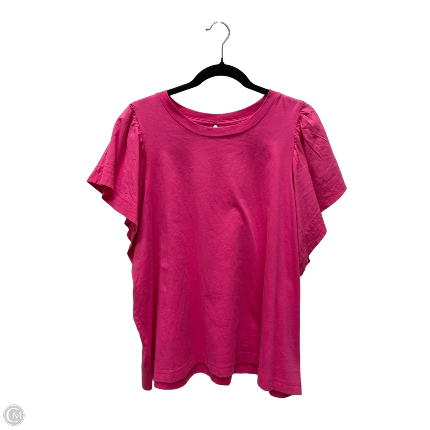 Top Short Sleeve By Old Navy In Pink, Size: 2x