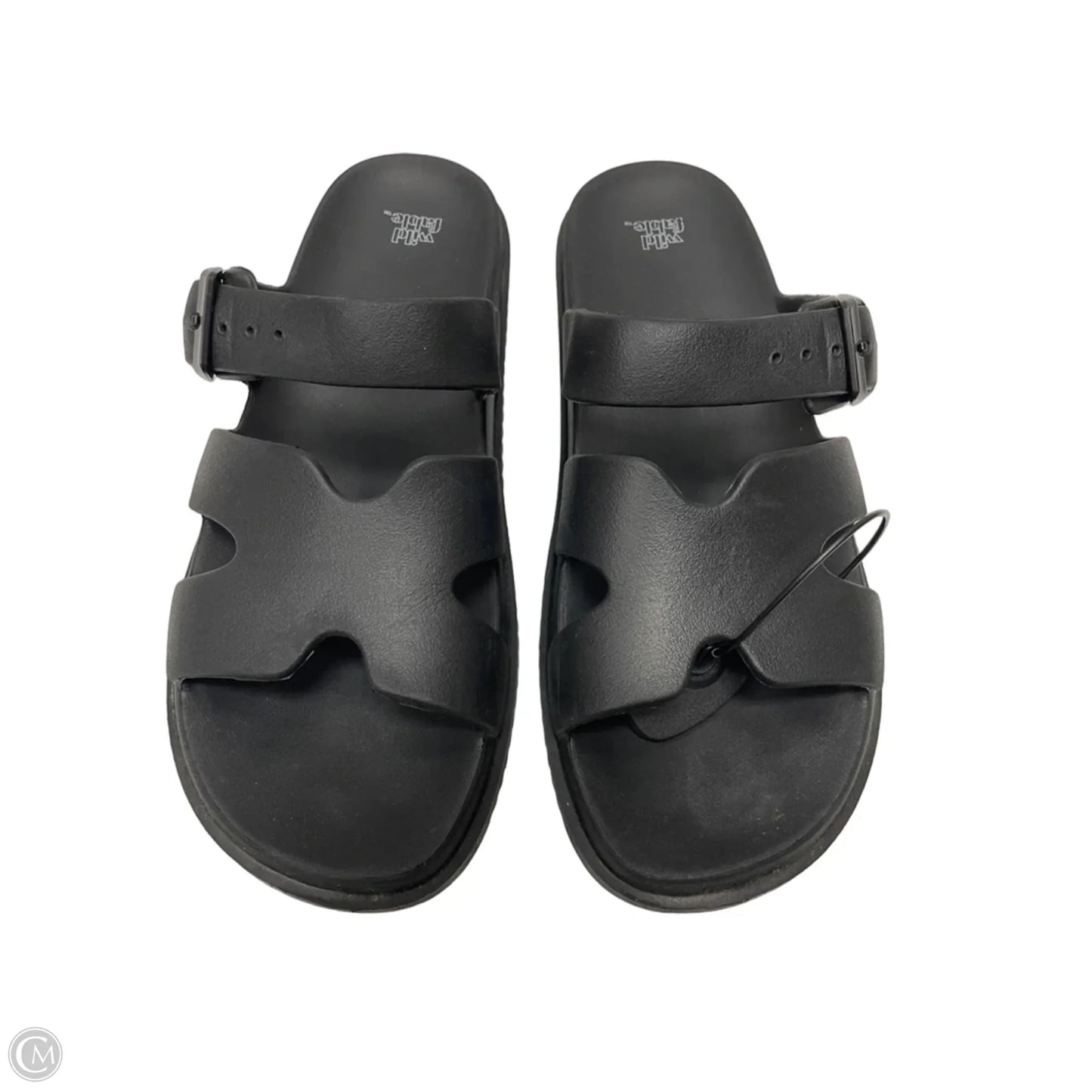 Sandals Flats By Wild Fable In Black, Size: 10