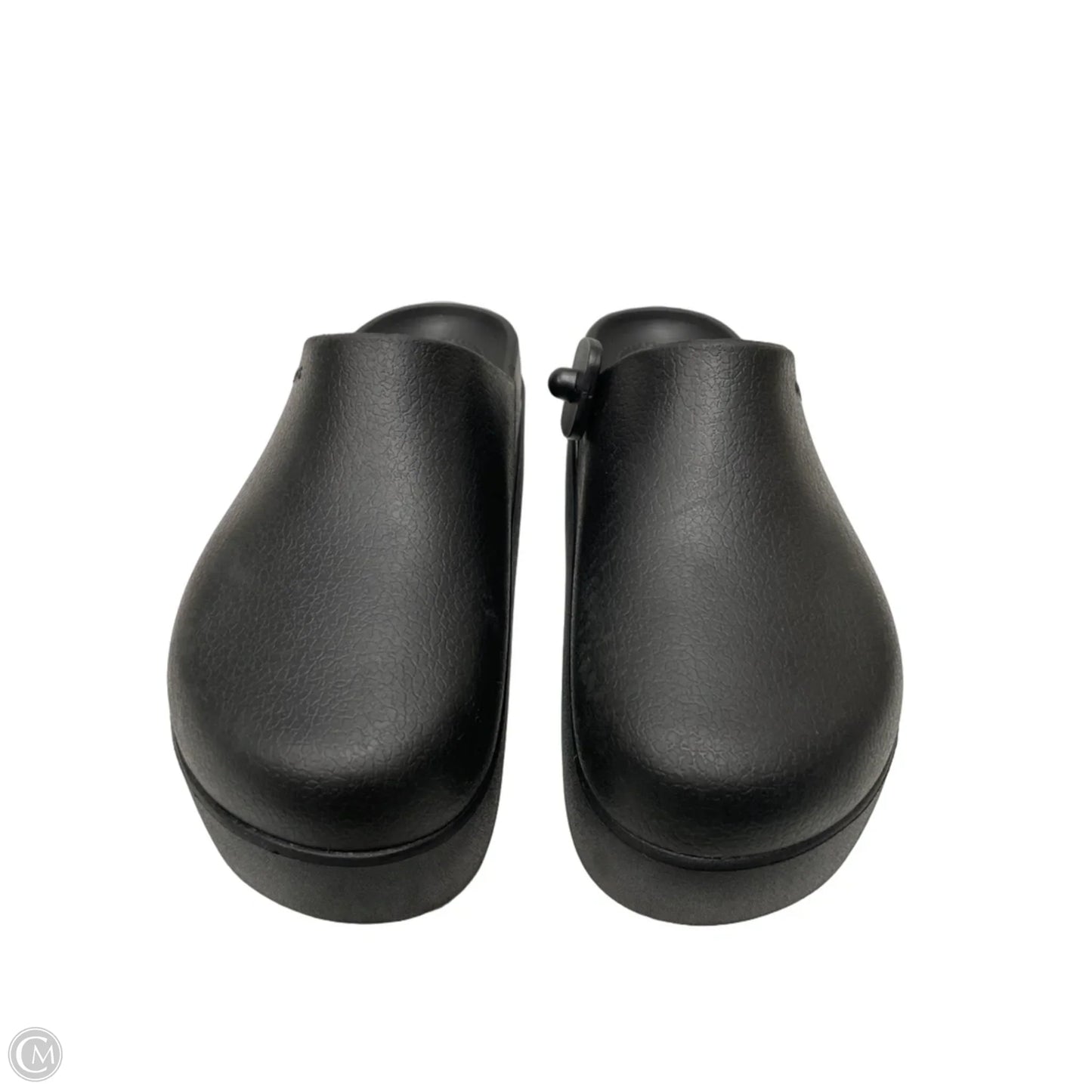 Shoes Heels Platform By Crocs In Black, Size: 10