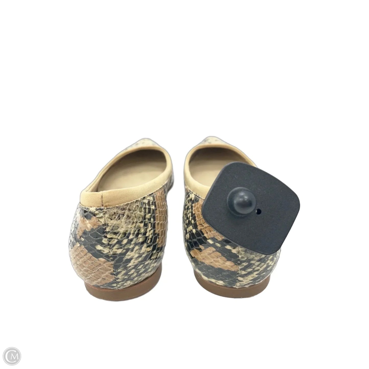 Shoes Flats By Ellen Tracy In Snakeskin Print, Size: 8.5