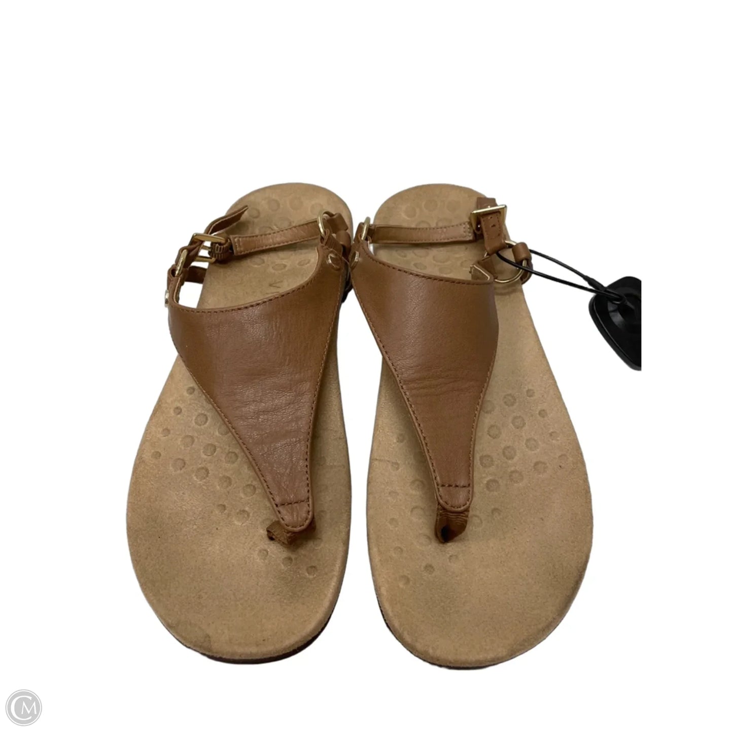 Sandals Flats By Vionic In Brown, Size: 7