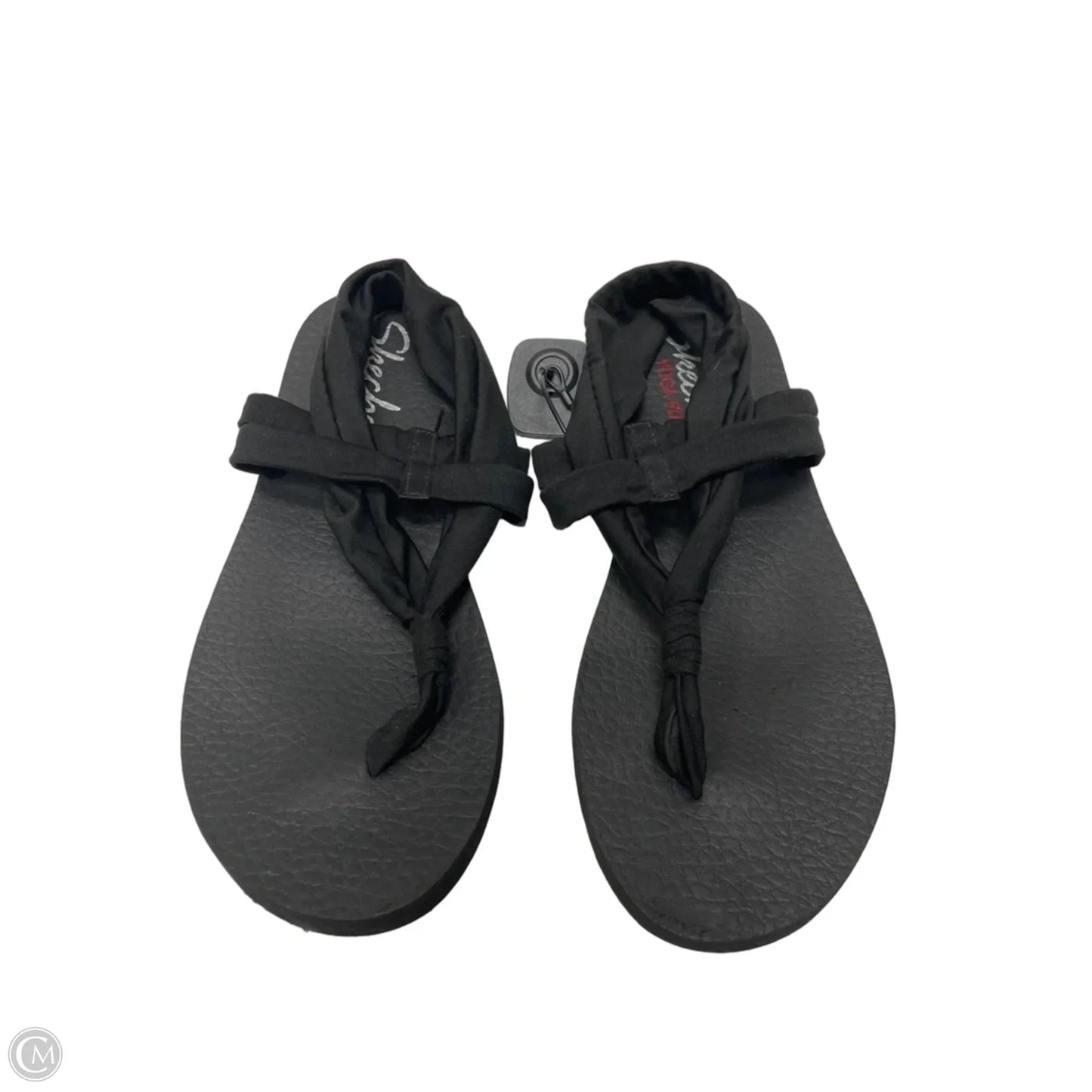 Sandals Flip Flops By Skechers In Black, Size: 10