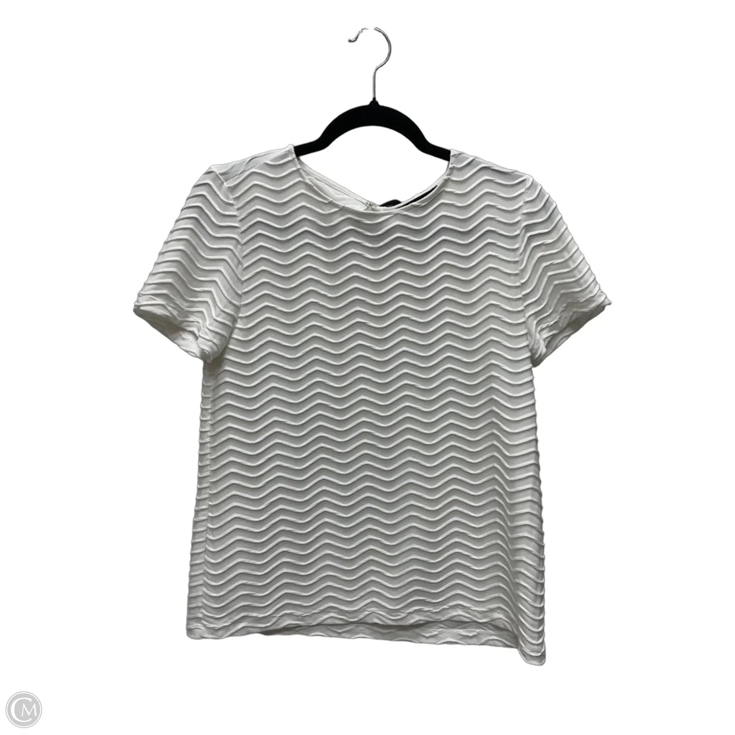 Top Short Sleeve By Ivanka Trump In White, Size: M