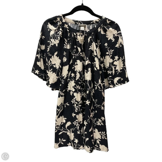 Top Short Sleeve By Ava & Viv In Floral Print, Size: 3x