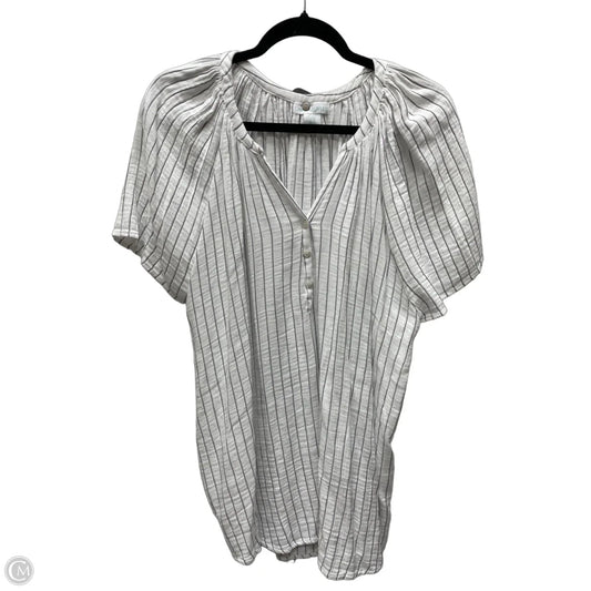 Top Short Sleeve By Cynthia Rowley In Striped Pattern, Size: 2x