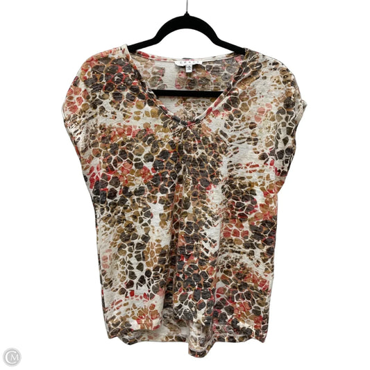 Top Short Sleeve By Chaus In Multi-colored, Size: S