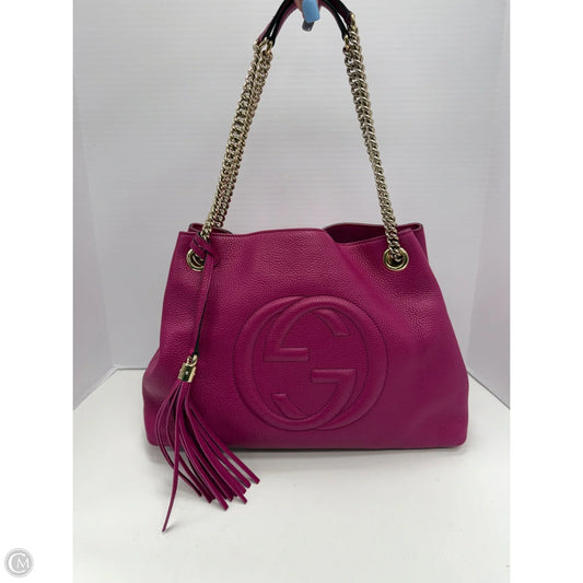 Handbag Luxury Designer By Gucci, Size: Large