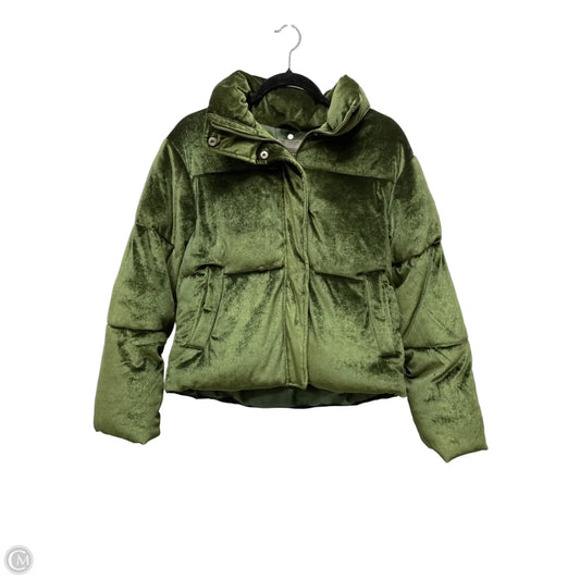 Coat Puffer & Quilted By Asos In Green, Size: S