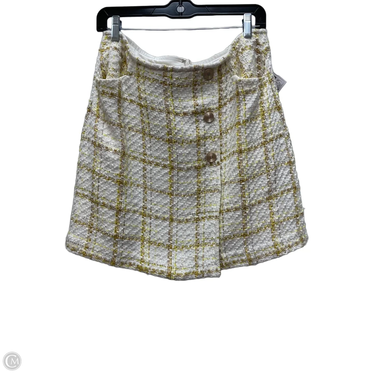 Skirt Mini & Short By Cabi In Plaid Pattern, Size: 8