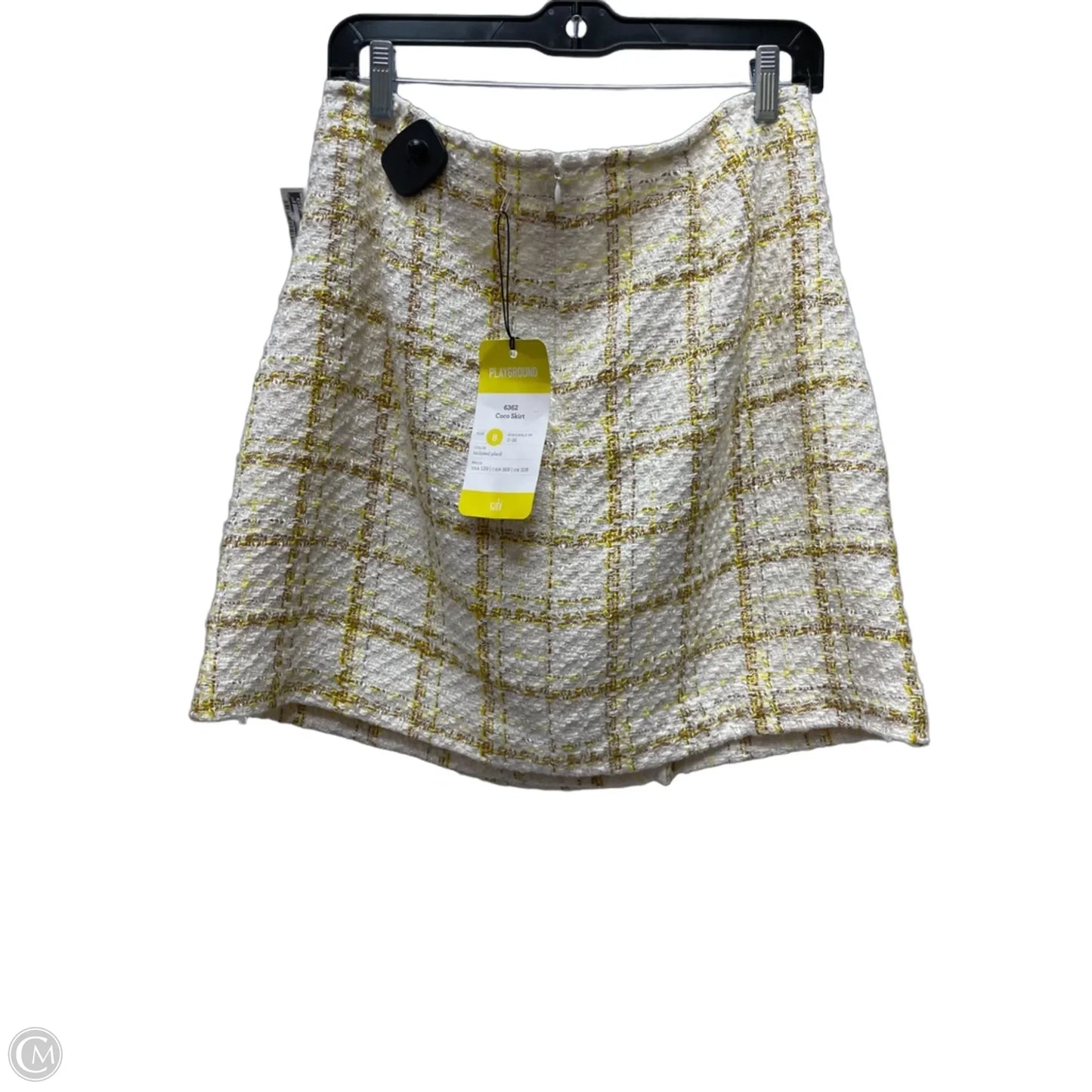 Skirt Mini & Short By Cabi In Plaid Pattern, Size: 8