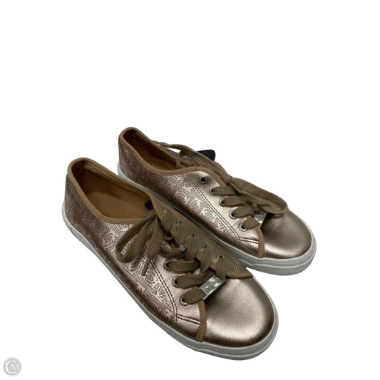 Shoes Sneakers By Bebe In Bronze, Size: 9