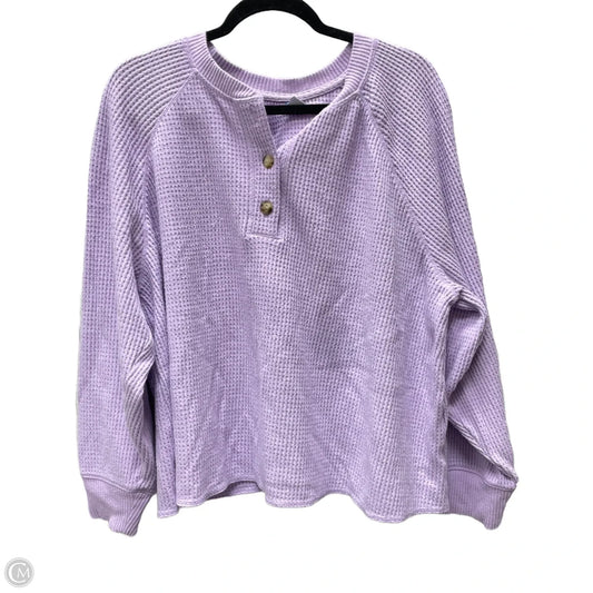 Sweater By Old Navy In Purple, Size: 2x
