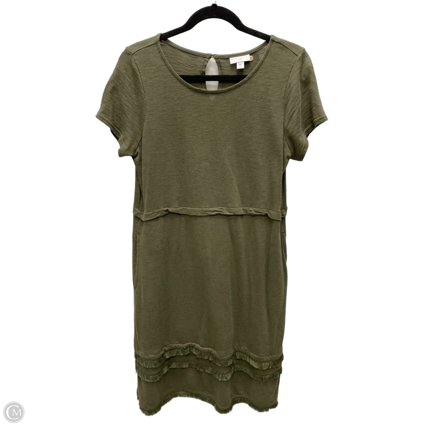 Dress Casual Midi By J. Jill In Green, Size: S