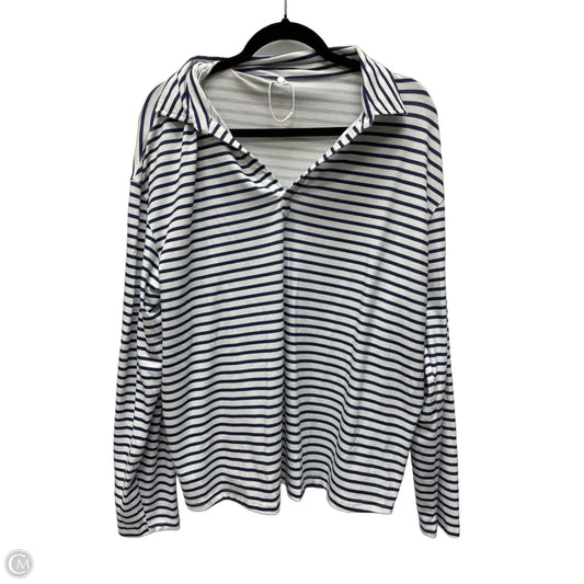 Top Long Sleeve By Clothes Mentor In Striped Pattern, Size: Xl