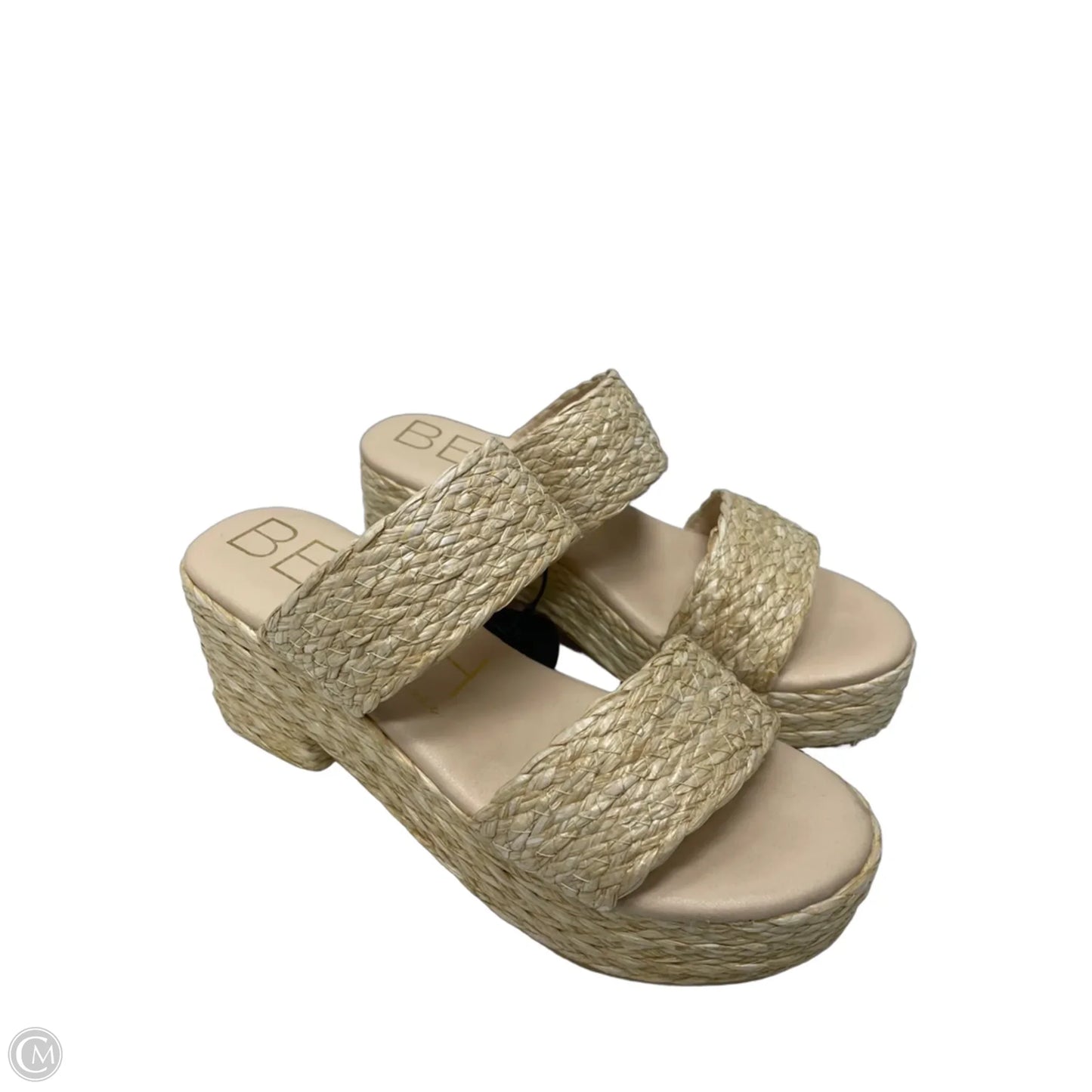 Sandals Heels Block By Matisse In Tan, Size: 10