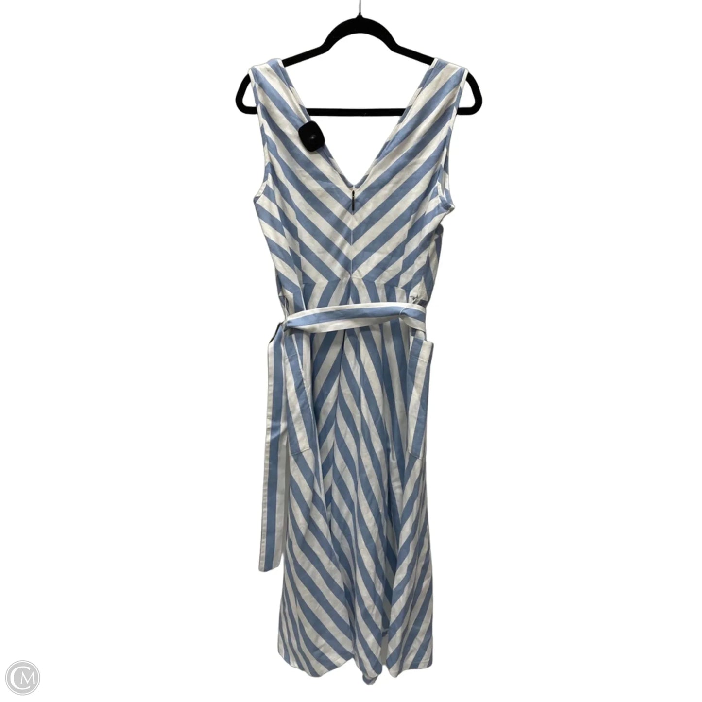 Dress Designer By Kate Spade In Blue & White, Size: L