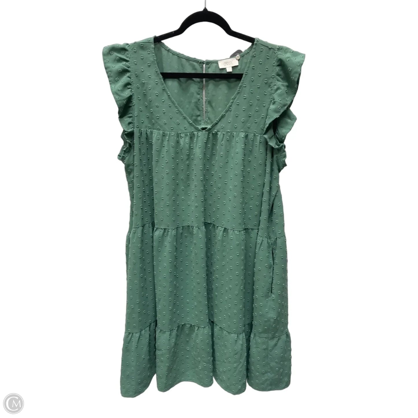 Dress Casual Short By Oddi In Green, Size: 3x
