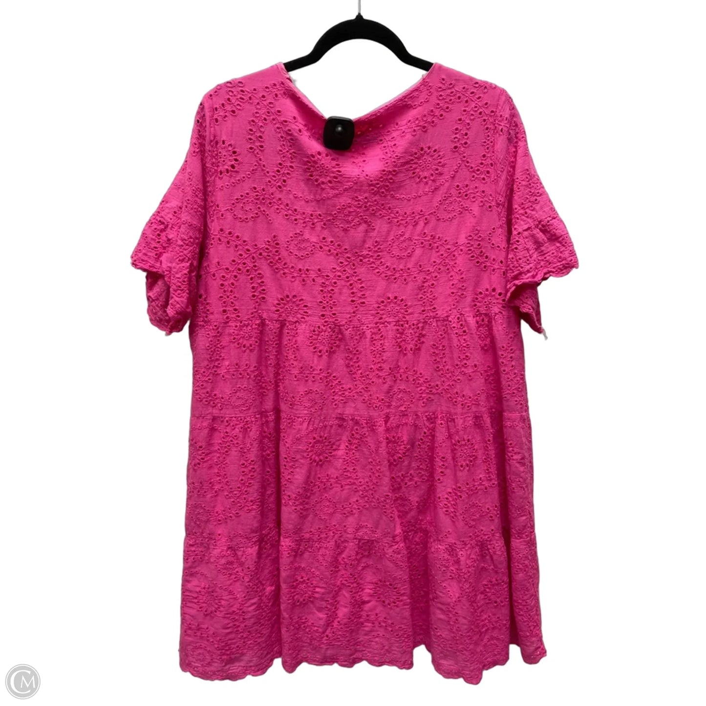 Dress Casual Short By Shein In Pink, Size: 2x