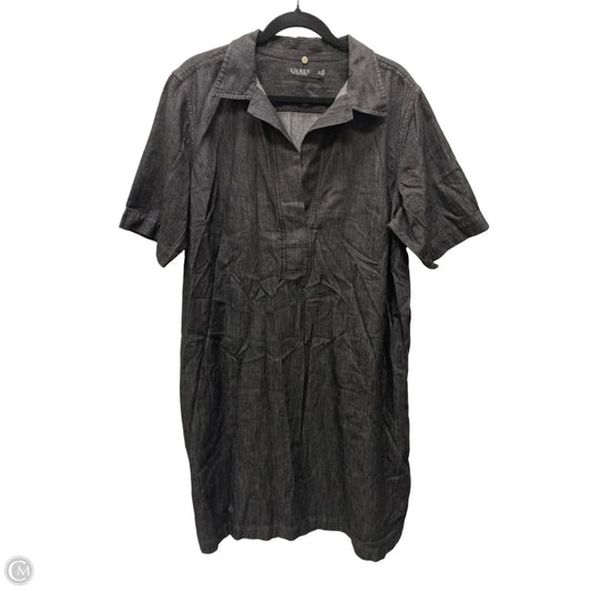 Dress Casual Short By Lauren By Ralph Lauren In Black Denim, Size: 2x