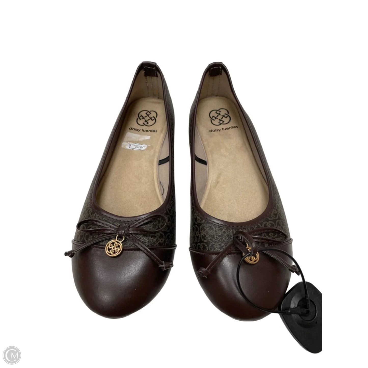 Shoes Flats By Daisy Fuentes In Brown & Tan, Size: 8.5