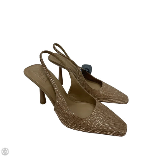 Shoes Heels Stiletto By Zara In Brown, Size: 8.5
