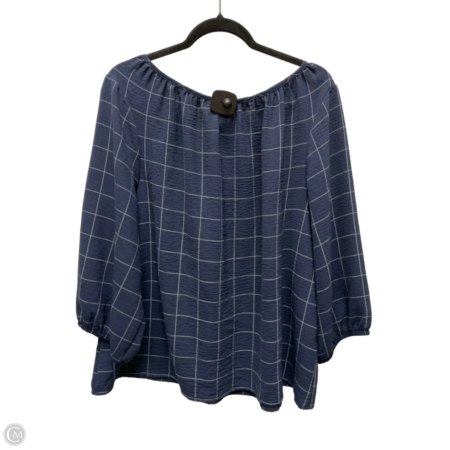 Top Short Sleeve By Clothes Mentor In Navy, Size: 2x