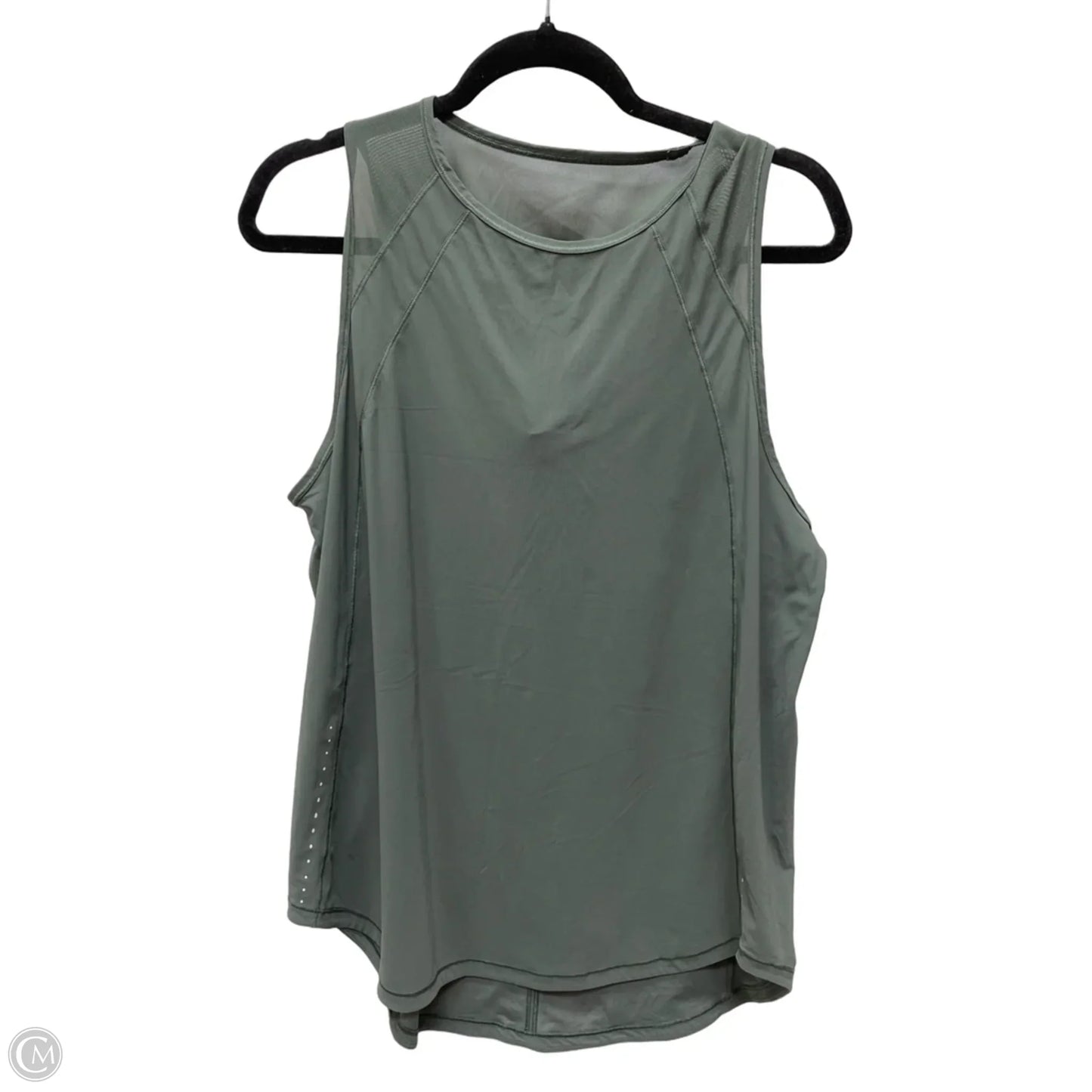 Athletic Tank Top By Lululemon In Green, Size: L