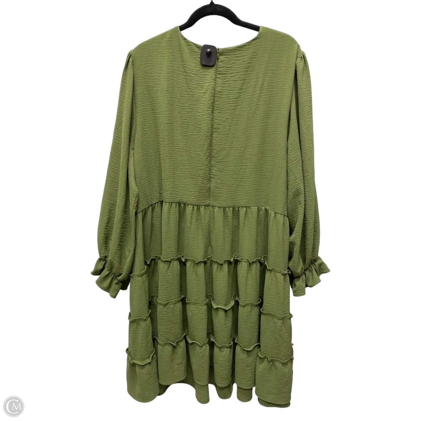 Dress Casual Short By Emma And Michele In Green, Size: 3x