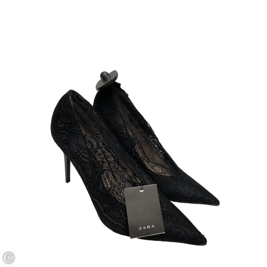Shoes Heels Stiletto By Zara Basic In Black, Size: 9.5