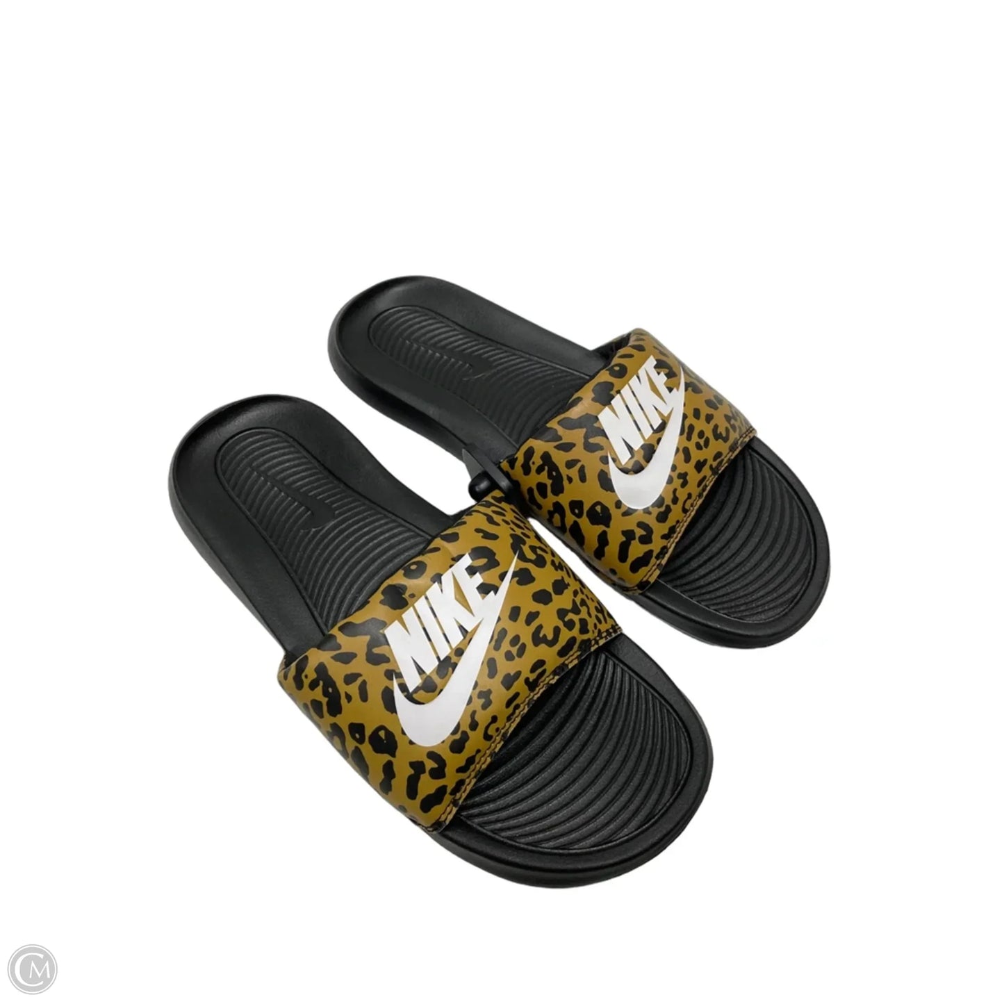 Sandals Flats By Nike In Animal Print, Size: 10