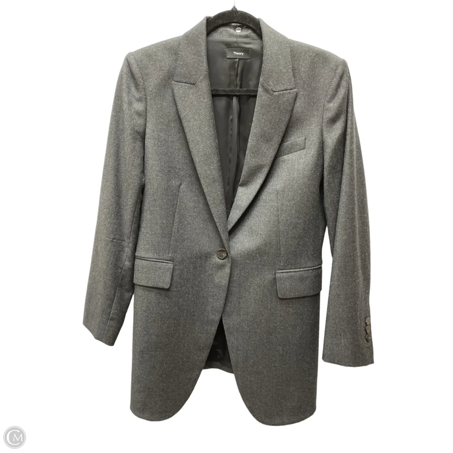 Blazer By Theory In Black, Size: M