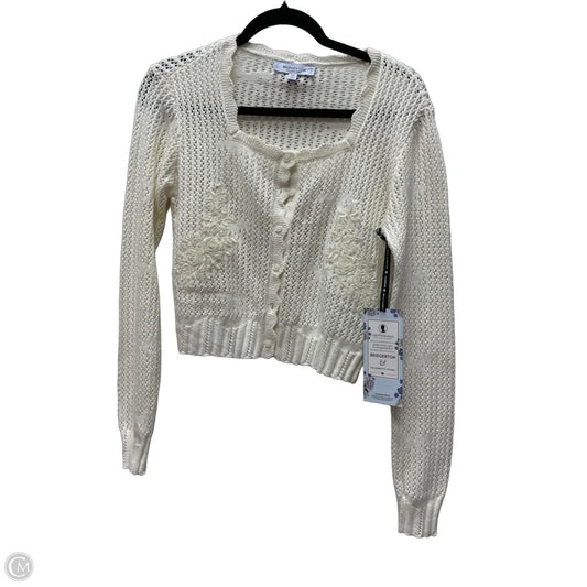 Sweater Cardigan By Brighton In Cream, Size: Xs