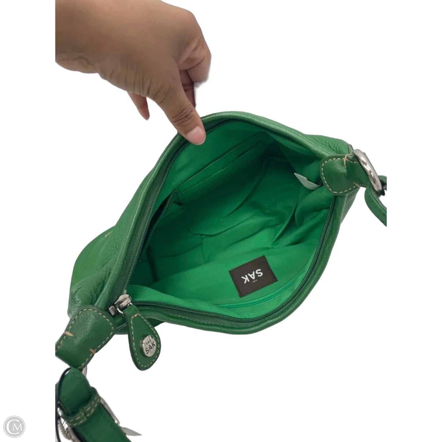 Handbag Leather By The Sak, Size: Small
