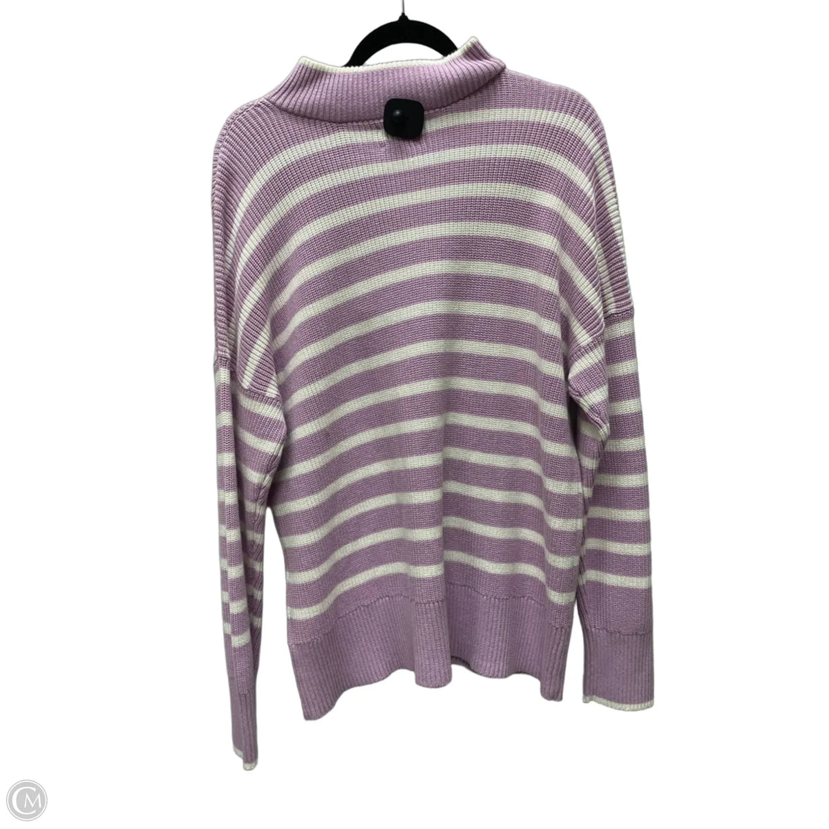 Sweater By Lands End In Striped Pattern, Size: Xl