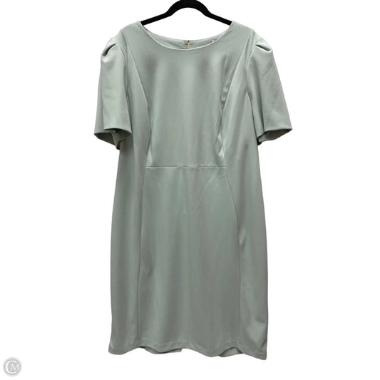 Dress Casual Short By Calvin Klein In Green, Size: 3x