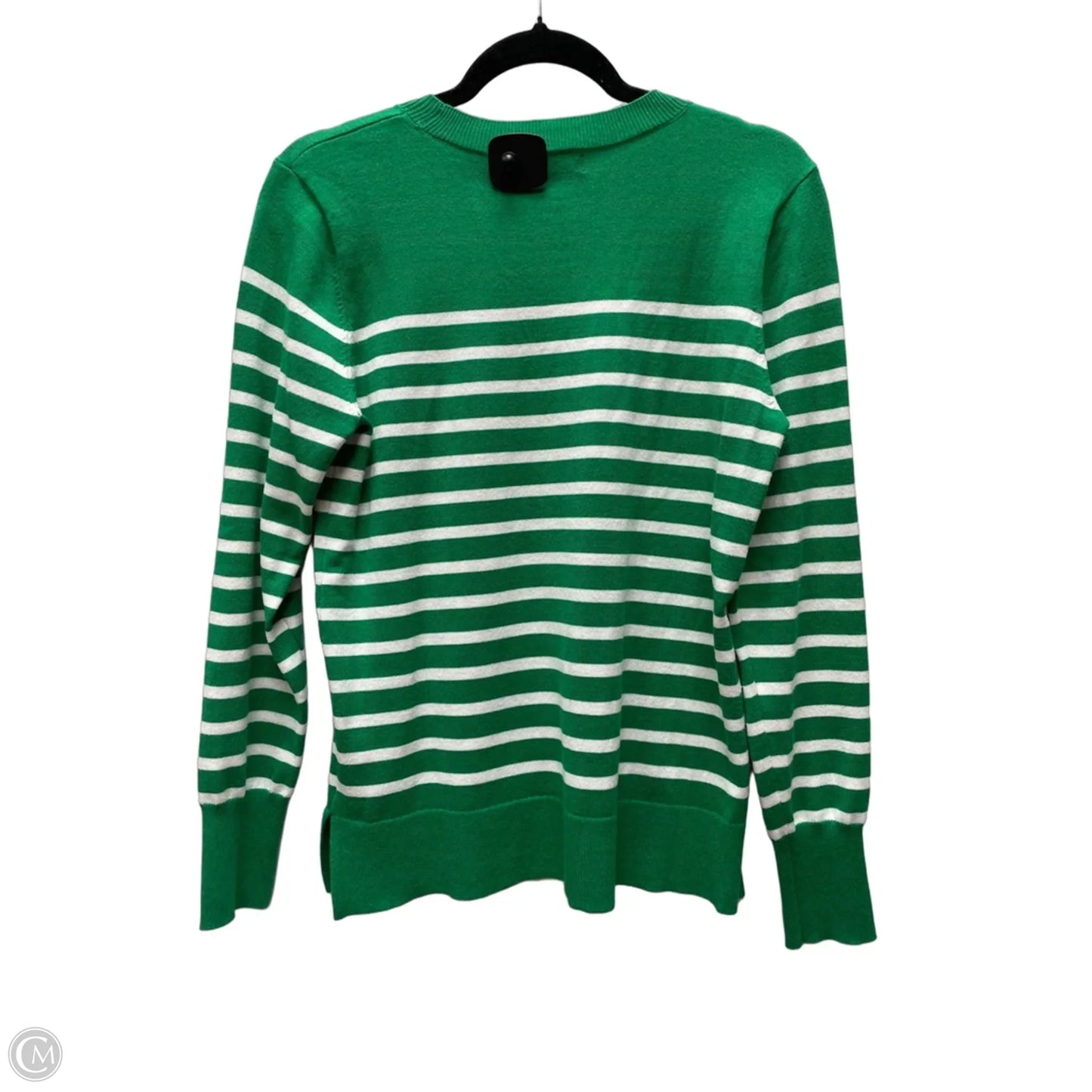 Top Long Sleeve By Marled In Striped Pattern, Size: M