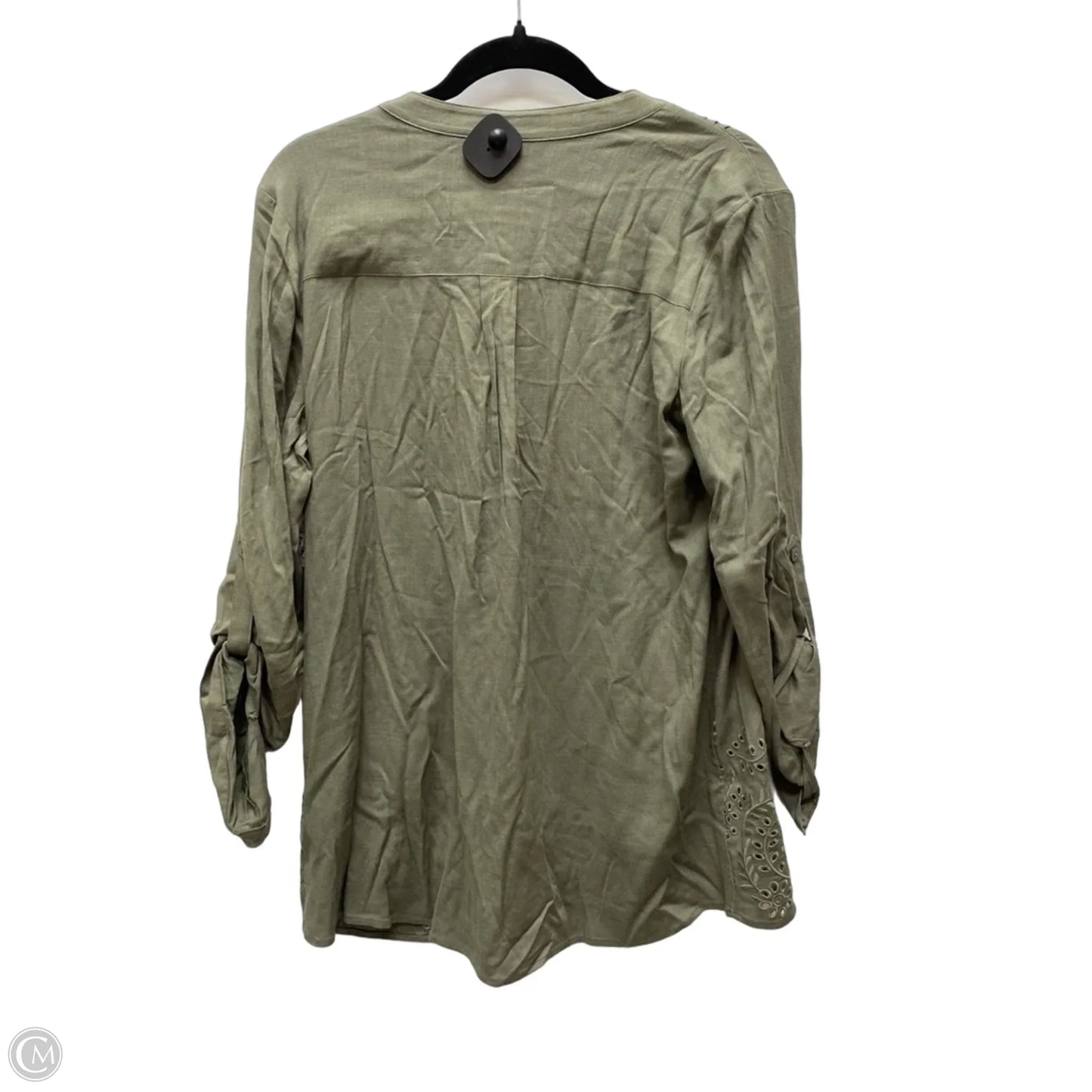 Top Long Sleeve By Soft Surroundings In Green, Size: S