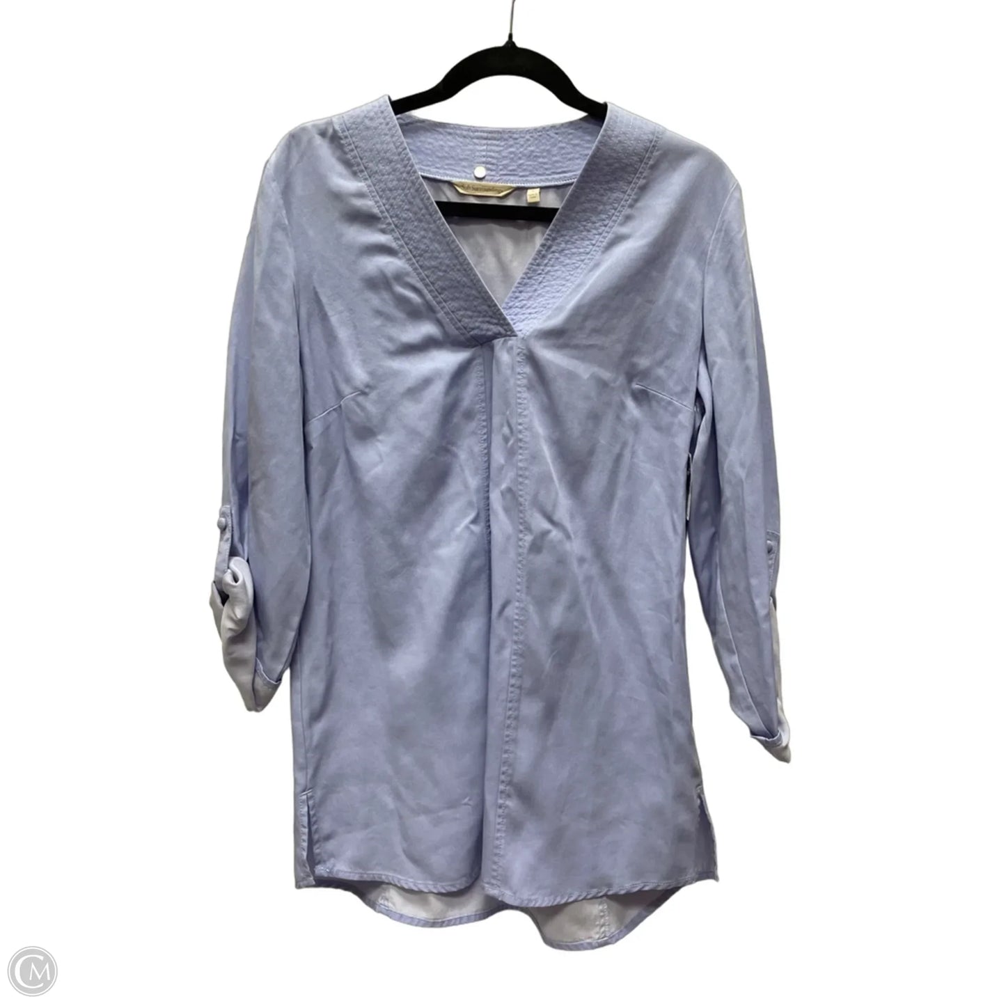 Top Short Sleeve By Soft Surroundings In Blue, Size: S