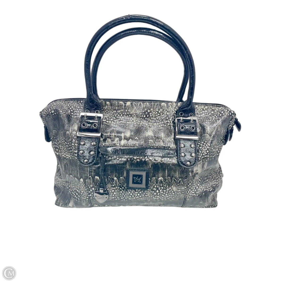 Handbag Leather By Sharif, Size: Large