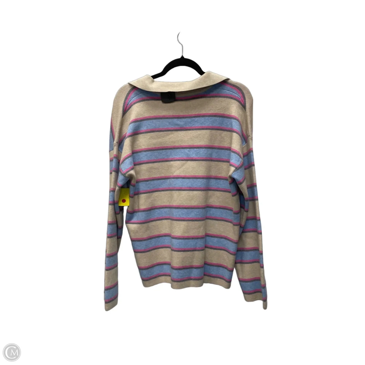 Sweater By Clothes Mentor In Striped Pattern, Size: L