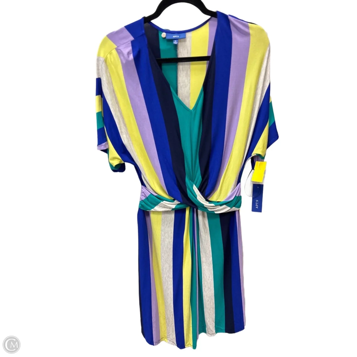 Dress Casual Short By Apt 9 In Striped Pattern, Size: Xl