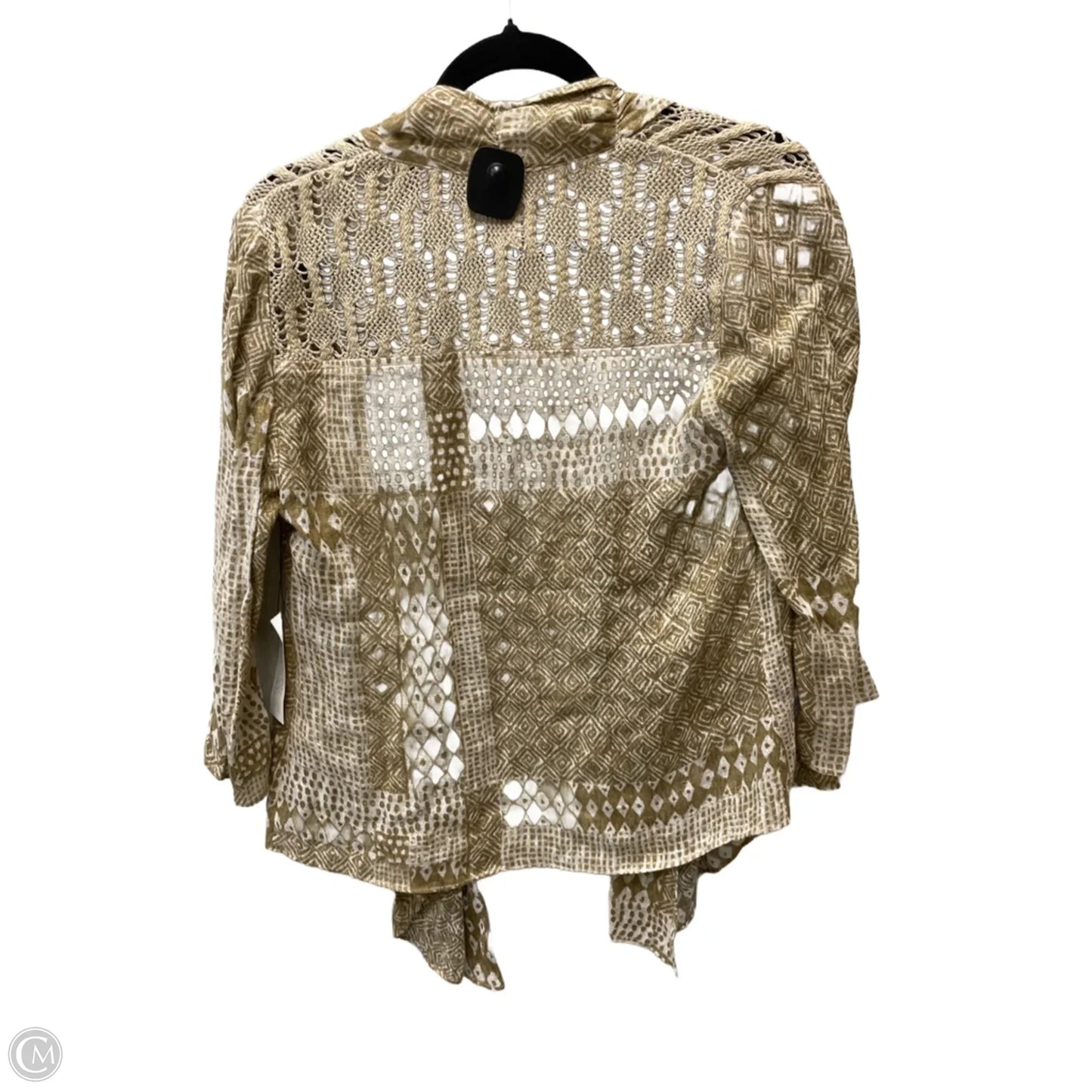 Cardigan By Chicos In Tan, Size: S