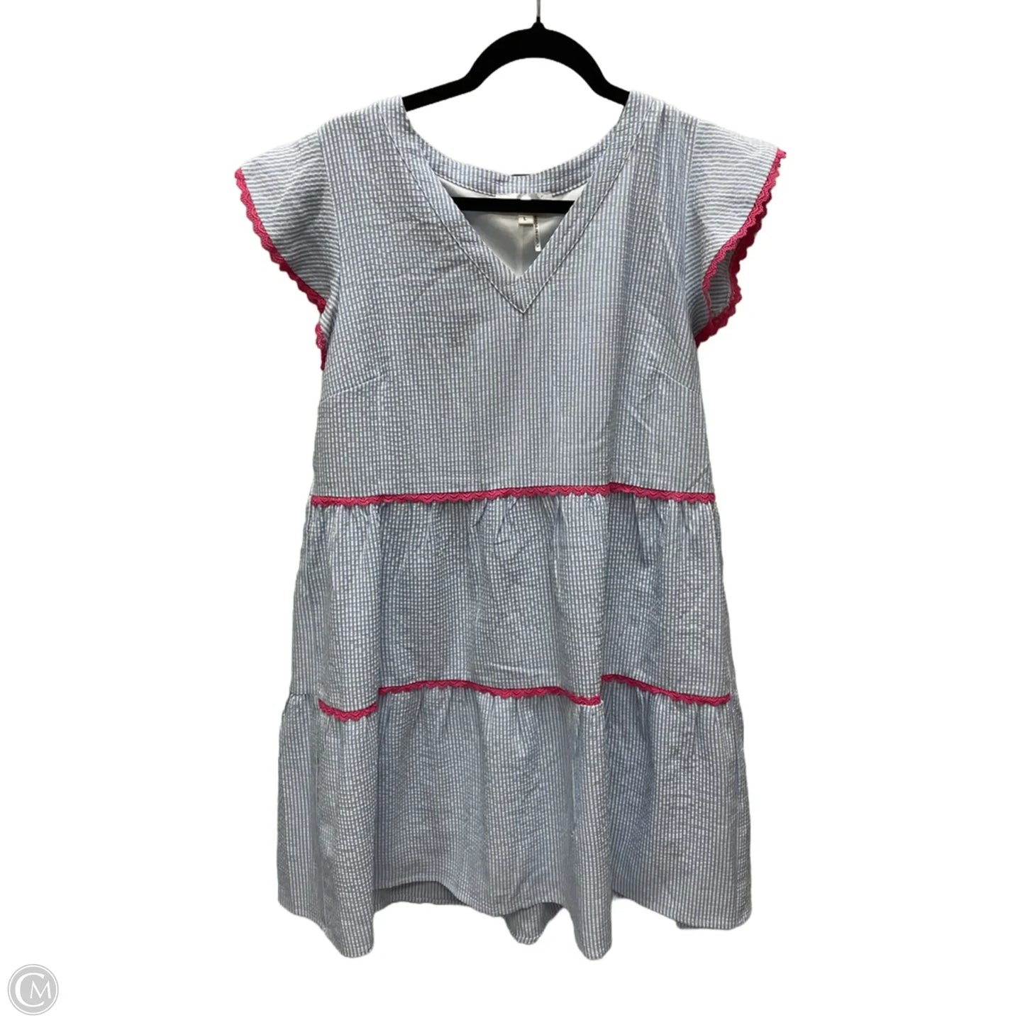 Dress Casual Short By Clothes Mentor In Striped Pattern, Size: L