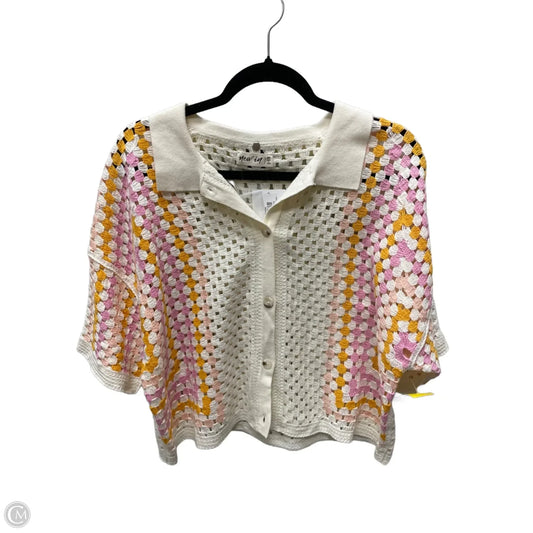 Sweater Cardigan By New In In Multi-colored, Size: M