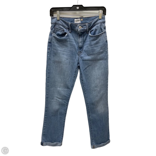 Jeans Straight By Hudson In Blue Denim, Size: 2