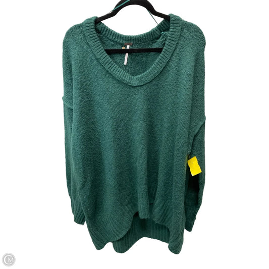 Sweater By Free People In Green, Size: L